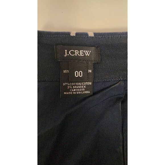 J. Crew Womens Size 00 Skirt Nautical Anchor Sailing Boating Mini Lined Pockets - Picture 4 of 5